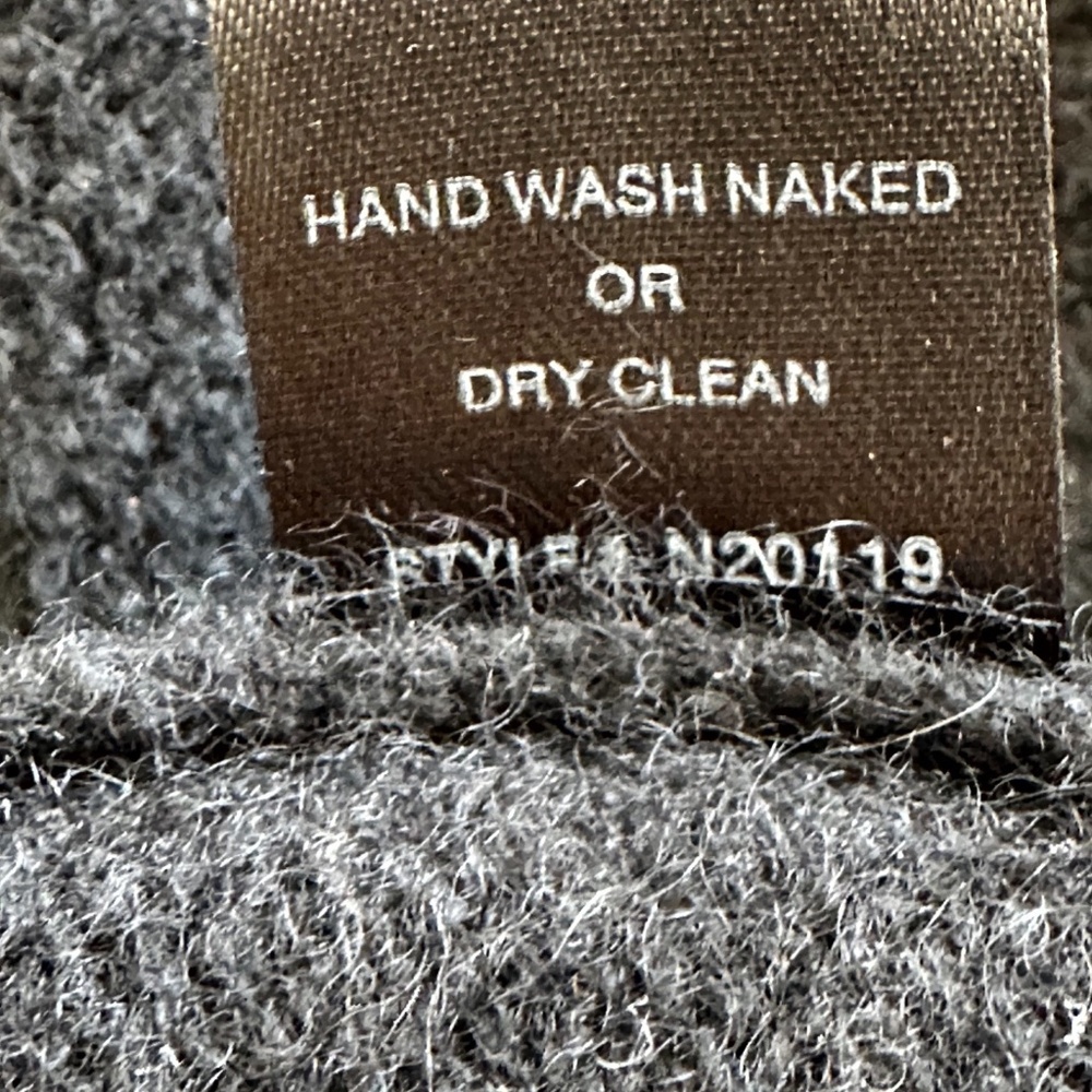 NAKEDCASHMERE River Women’s S Black Open Front Cardigan Oversized Luxe Cozy - Picture 12 of 12